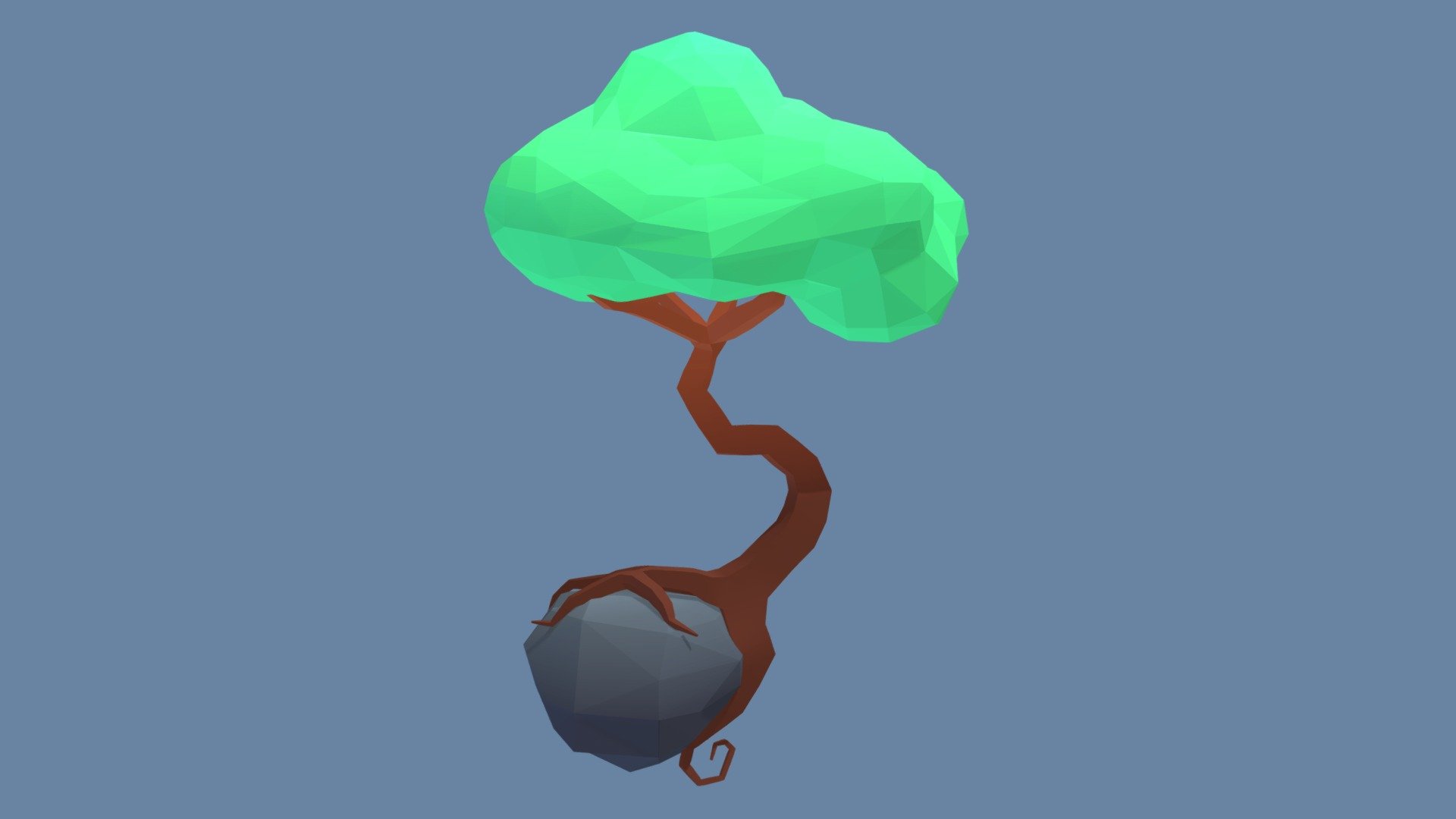 Lowpoly Floating Tree