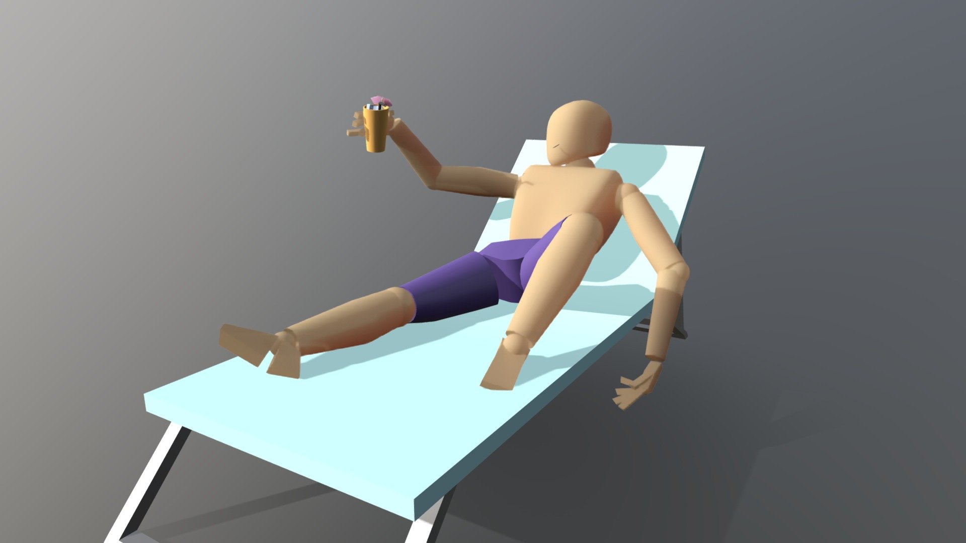 Fisher Character Blockout