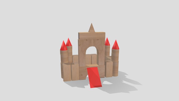 WK8 Unit Block Advanced Castle Nguyen Trami 3D Model