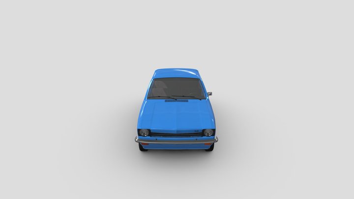 Chevrolet Chevette sl 76 3D Model