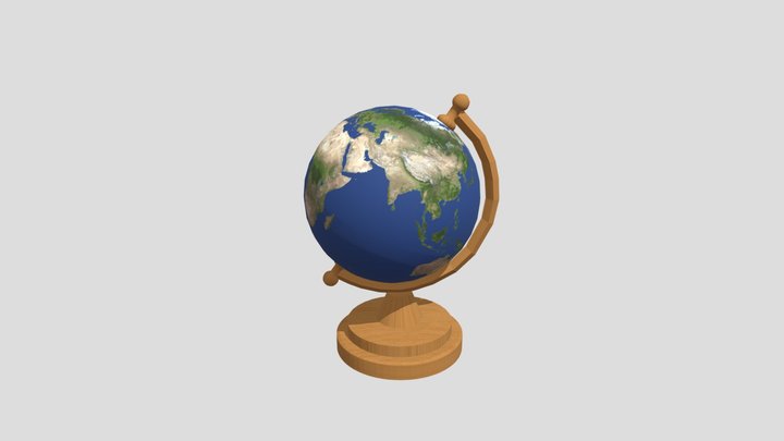 Earth 3D Globe 3D Model