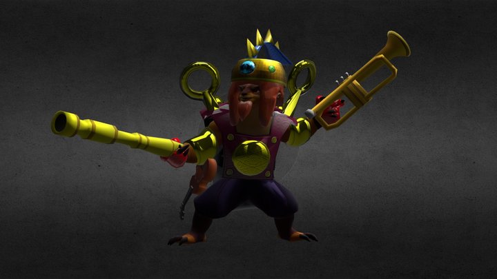 Pangolier 3D Model