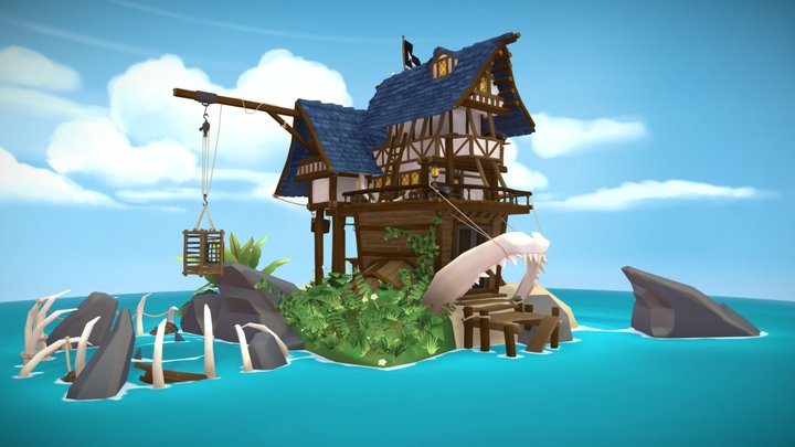 Sharks for Sale! 3D Model