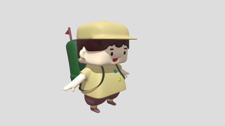 boy obj 3D Model