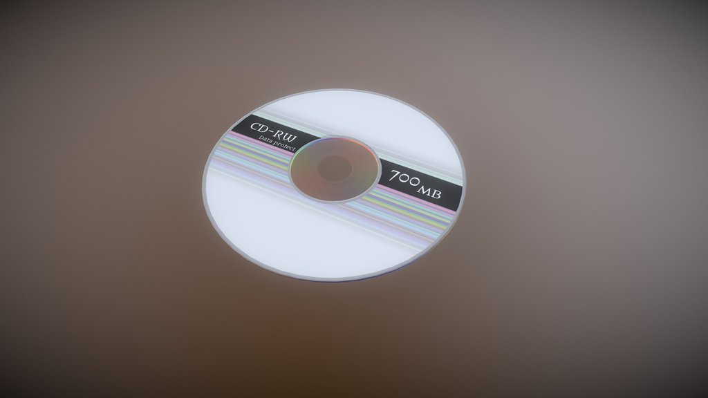 Compact Disc (CD) – Simple 3D Model for Games