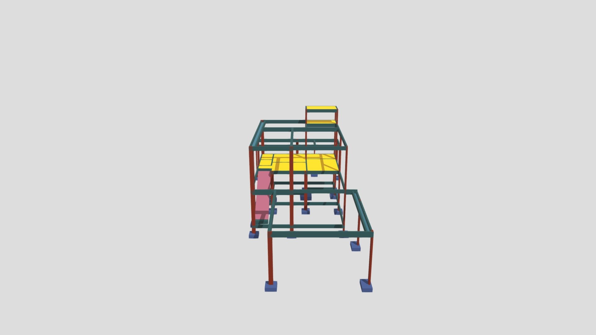 ESTRUTURA DE CONCRETO ARMADO — Sketchfab embed 3D viewer