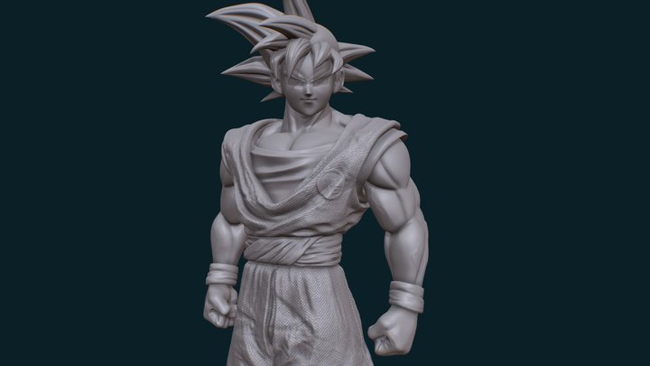 Goku to print 3D Model