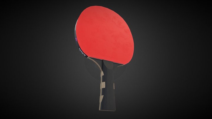 Ping Pong Racket 3D Model