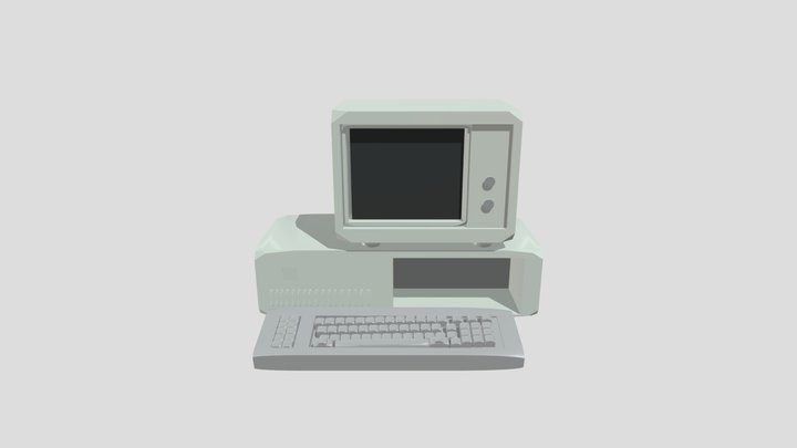 Computer IBM PC 3D Model