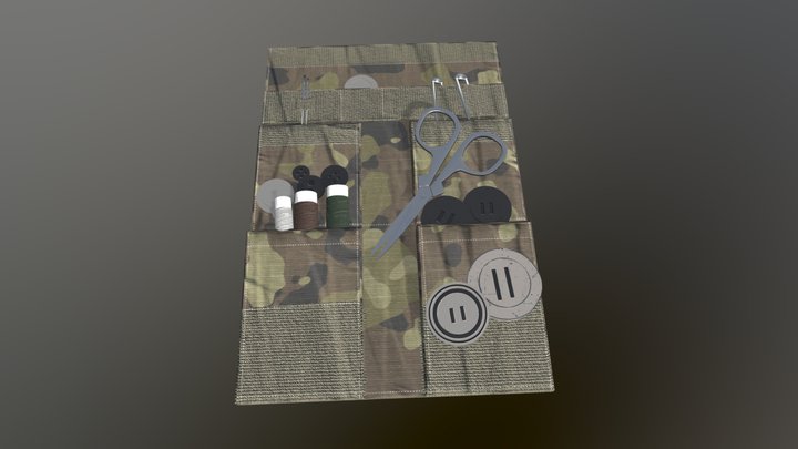 Sewing kit 3D Model