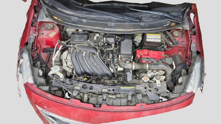 Nissan HR16DE engine - Kinect + Photogrammetry