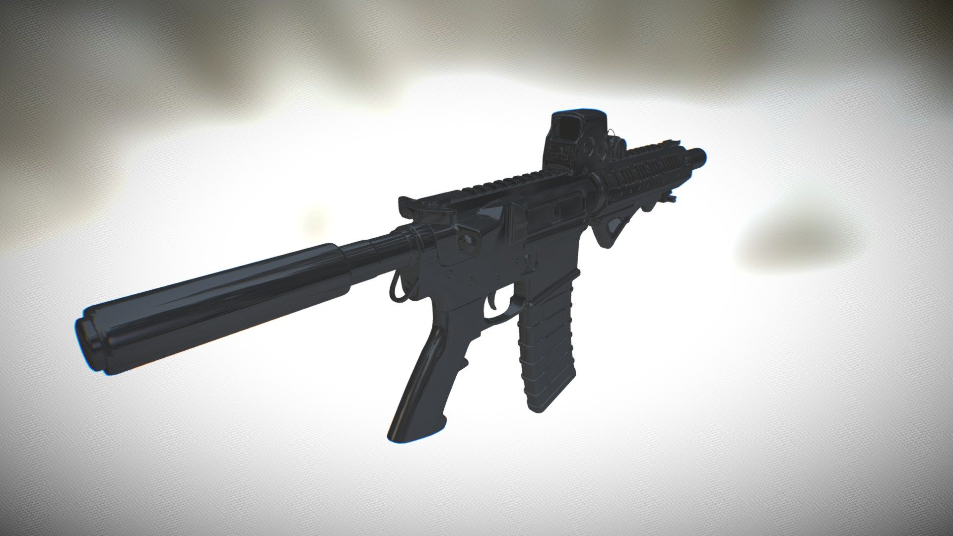 AR15 SBR - 3D model by emp [232a3ef] - Sketchfab