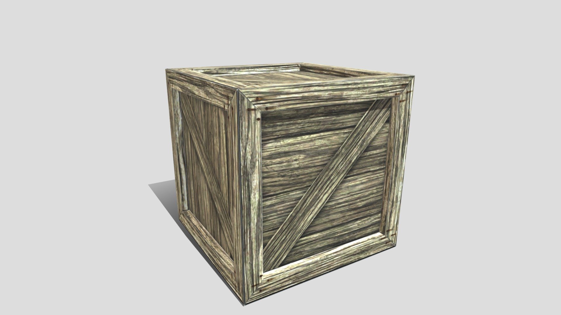 Wooden Crate 3D model by Dion Bowen (DBowen1999) [232a592] Sketchfab