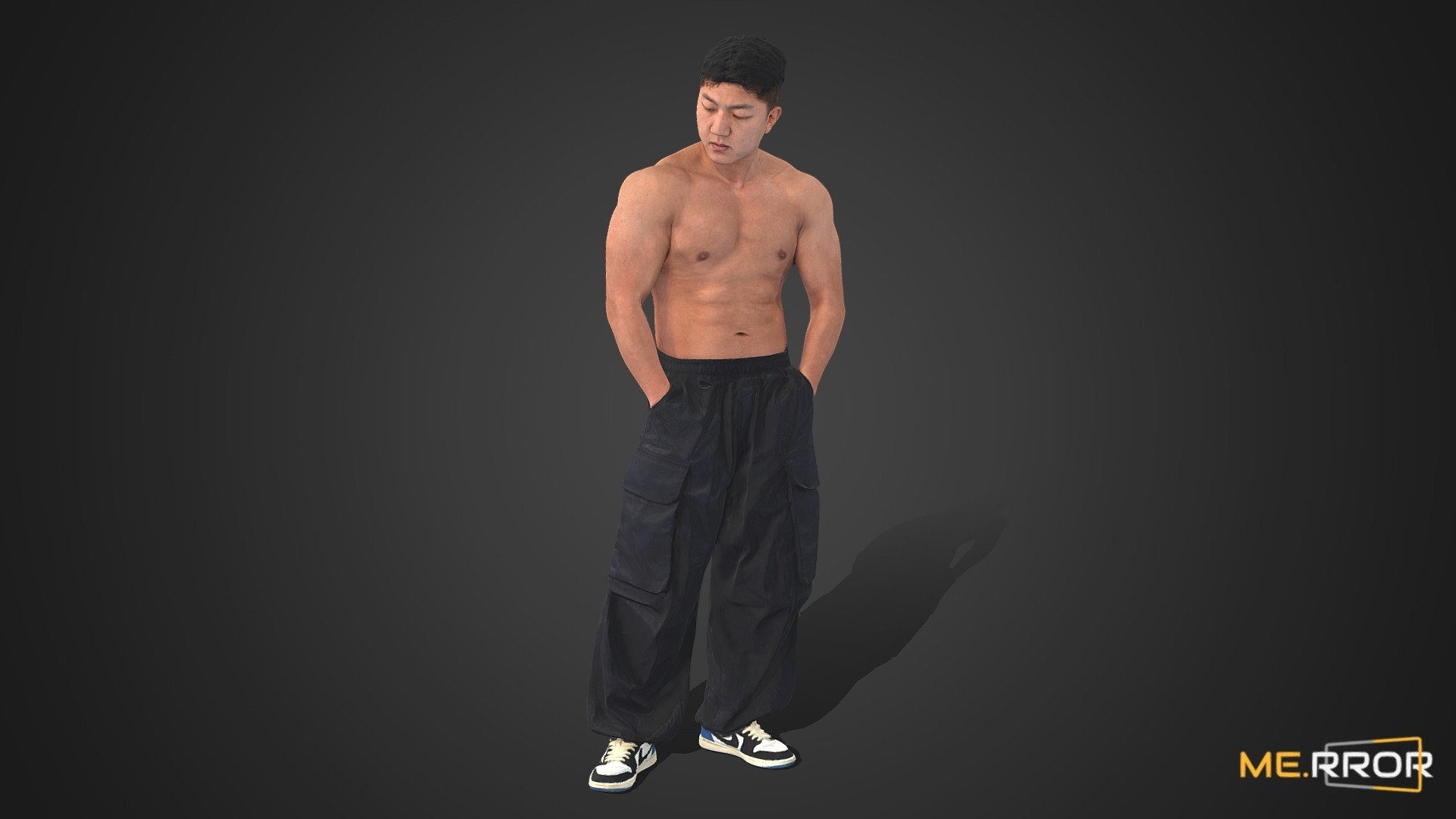 [Game-Ready] Asian Man Scan_Posed - Buy Royalty Free 3D model by ME ...