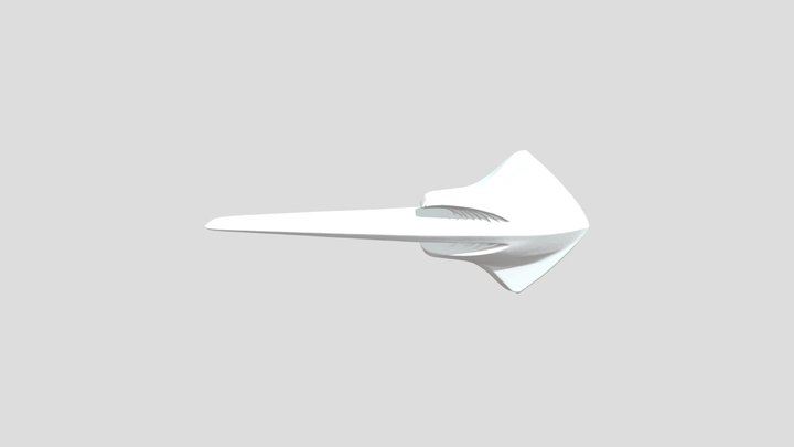 C7 Stingray Emblem 3D Model