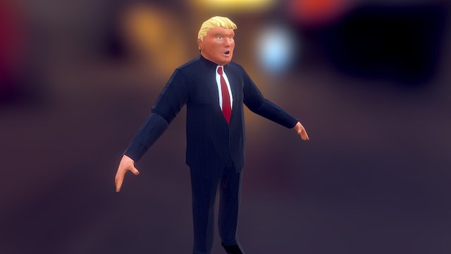 Trump 3D Model