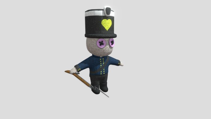 Plushie Prussian 3D Model