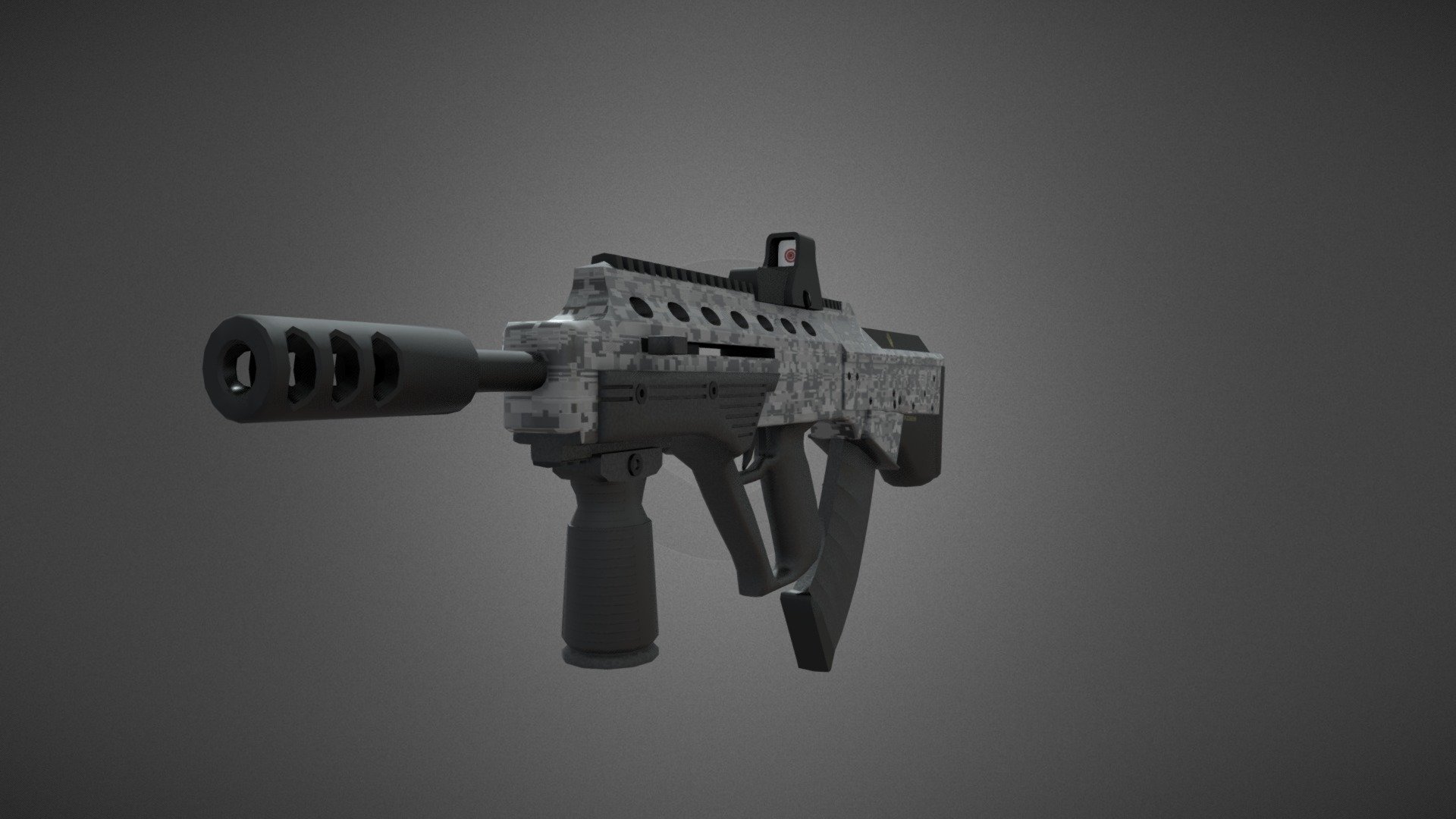 Automatic Weapon / Ukrainial military / Malyuk - 3D model by Derdy29 ...