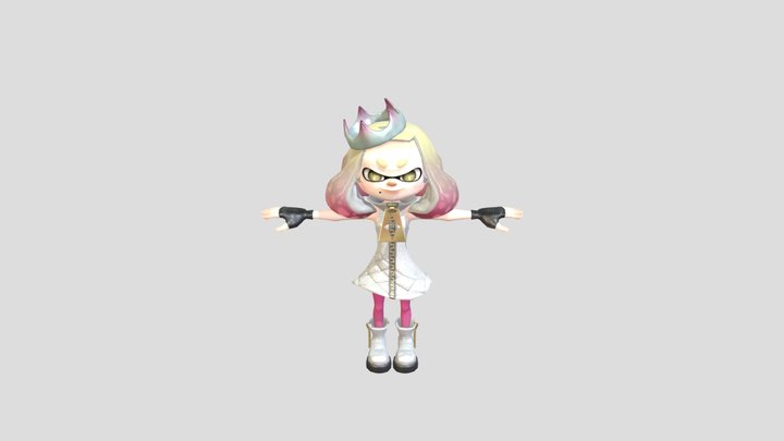 Nintendo Switch - Splatoon 2 - Pearl 3D Model