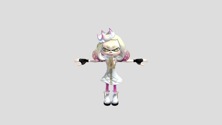 Nintendo Switch - Splatoon 2 - Pearl 3D Model