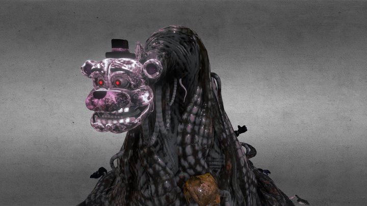 Fnaf Security Breach Ruin - Glamrock Bonnie - Download Free 3D