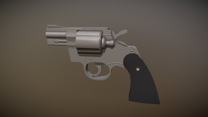 Revolver - Python 357 3D Model