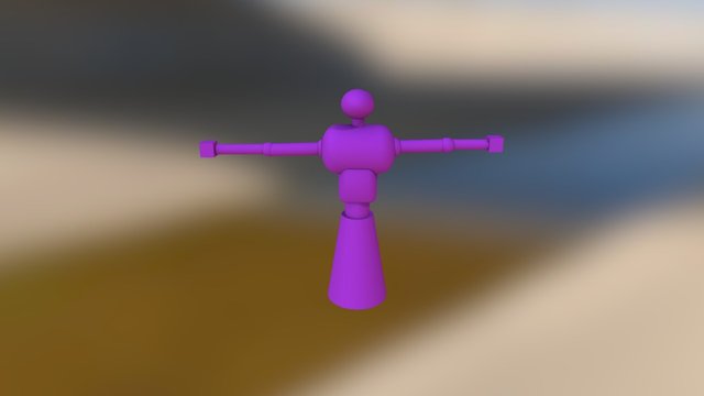 3 Week Character Project 3D Model