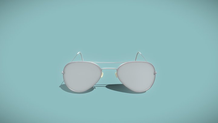 Aviator Glasses 3D Model