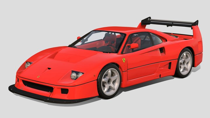 1989 Ferrari F40 LM – Free 3D Model STL