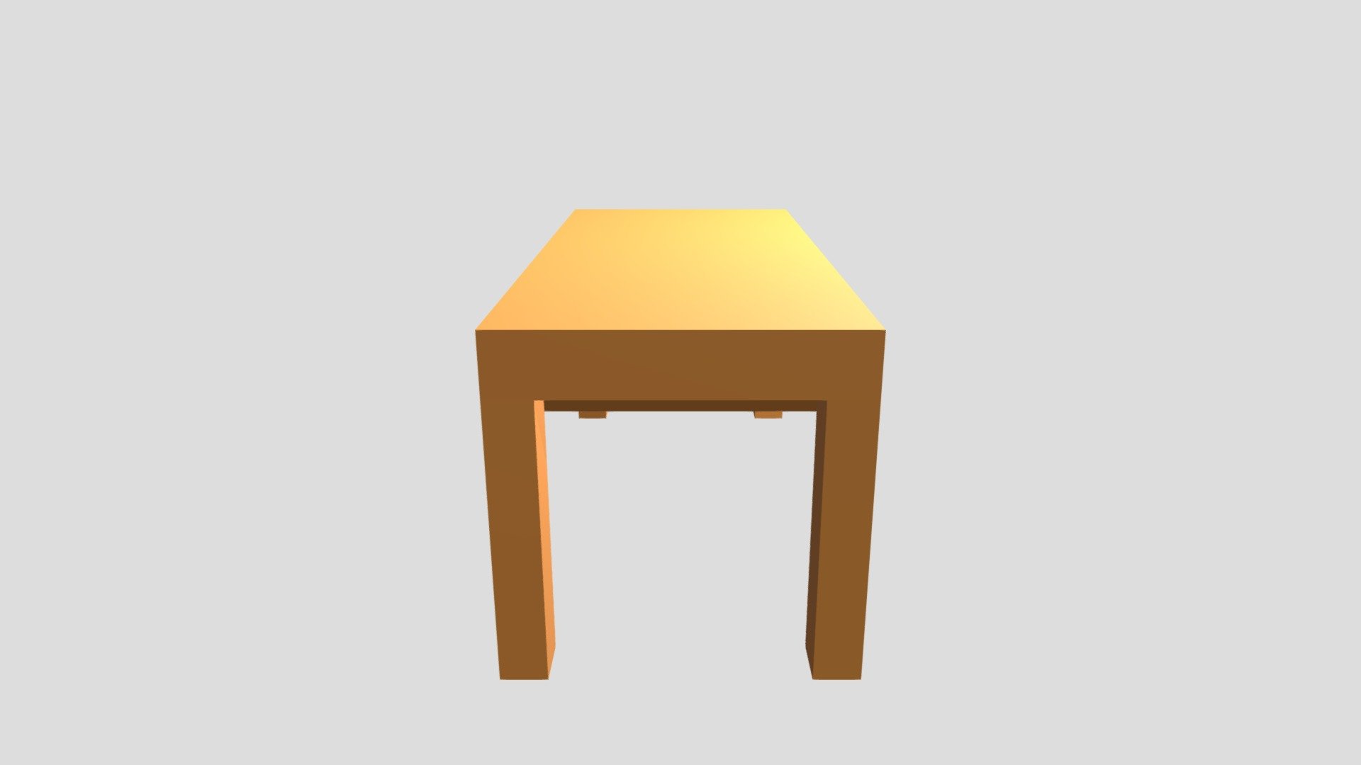 Simple Desk without  textures