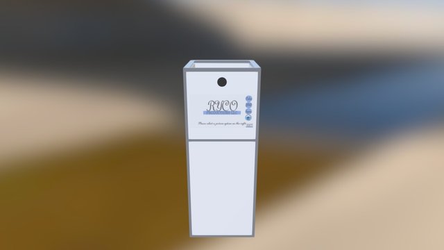 Booth3 3D Model