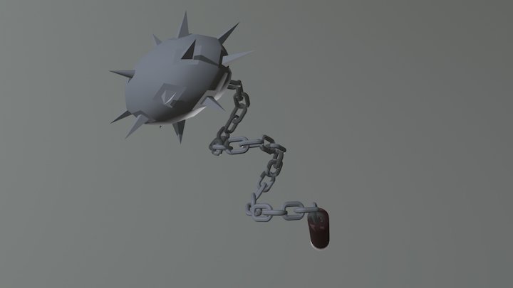 Whip Mace 3D Model