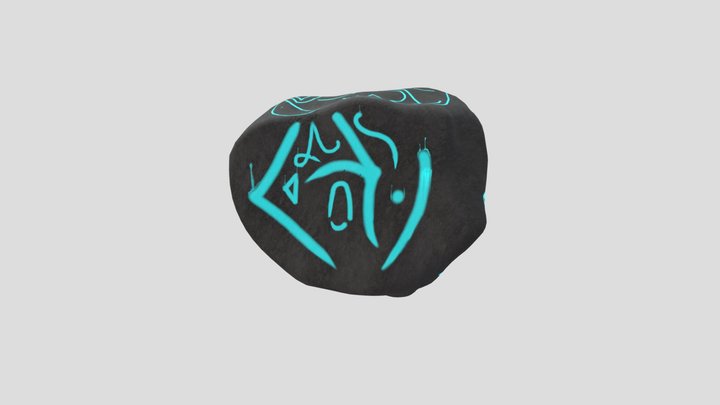 Rune Rock 3D Model
