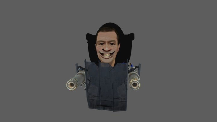 Skibidi shield 3D Model