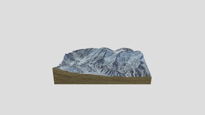 Altun Shan Mountain China 3D Model