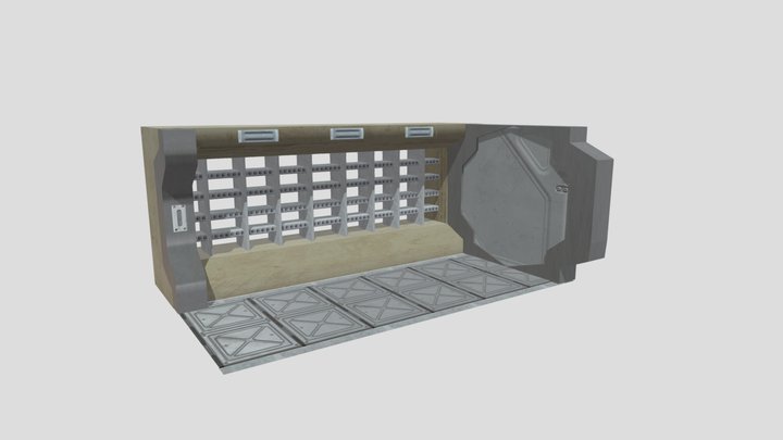 Sci Fi Hallway Environment – Modello 3D gratuito STL