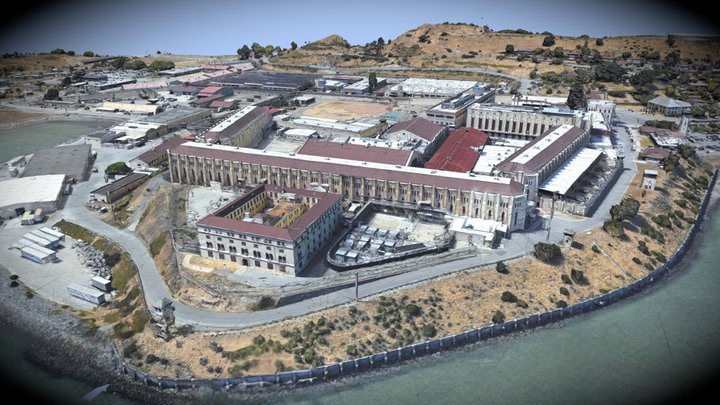 San Quentin State Prison, California, USA – Modello 3D gratuito STL