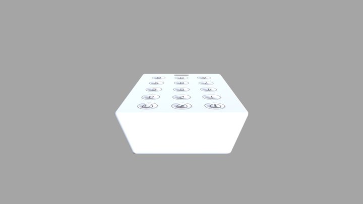 wireless_keypad 3D Model
