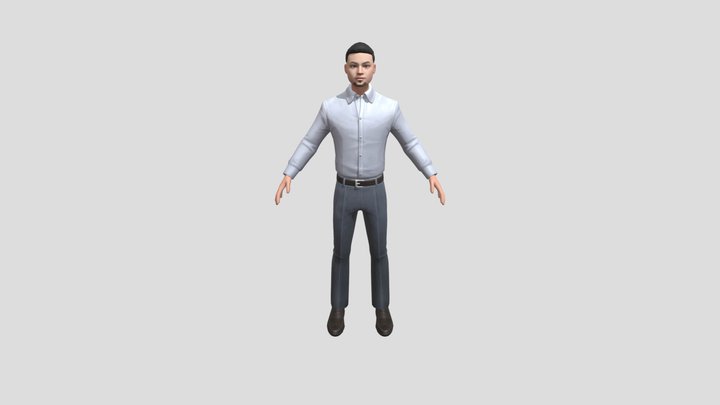 Idle Stand B 3D Model