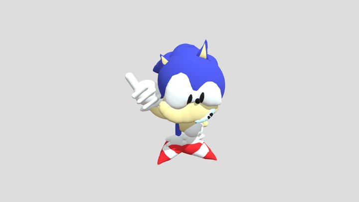 Sonic The Hedgehog 3D 3D Model