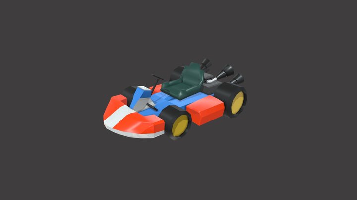 Go Kart 3D Model