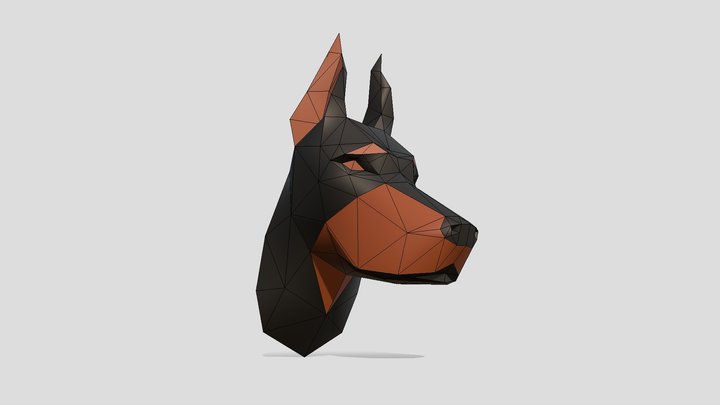 Doberman 3D Model