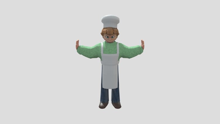 ChefCharacter 3D Model