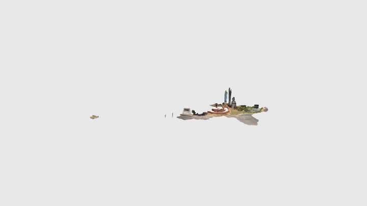 Midorigaoka elementaly school Kaga 3D Model