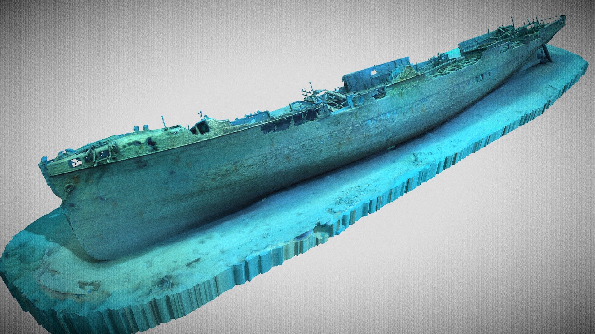 Wreck Athanassios in Plytra Bay (Greece) - 3D model by holger.buss ...