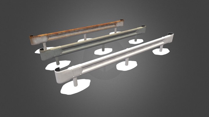 Guard Rail 3D Model