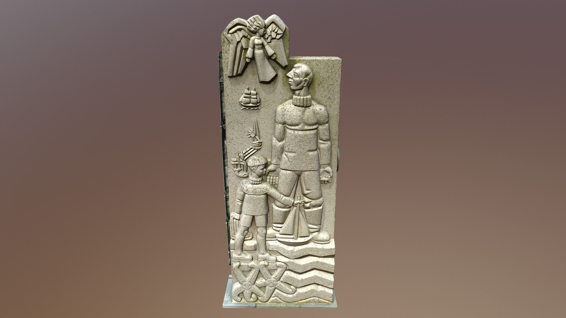 180624 - Obelisk at St. Olavs church, Avaldsnes
