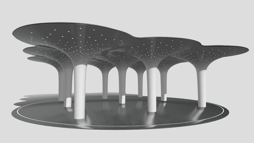 Futuristic Plaza