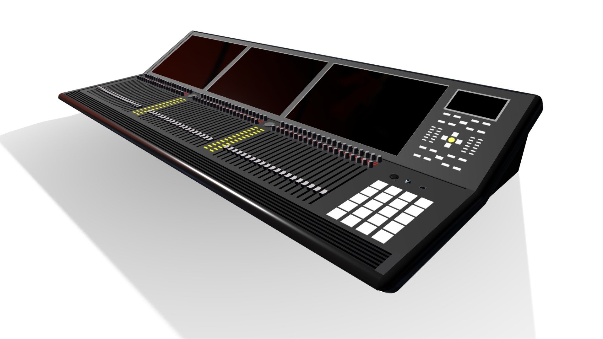 Pro Audio Mixer — Sketchfab embed 3D viewer