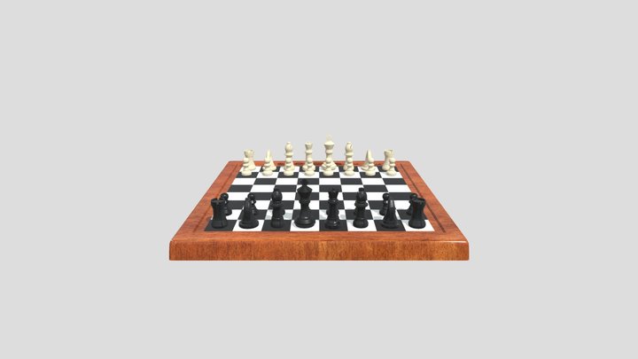 Chess board 3D Model